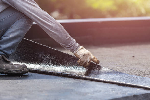 Professional Crawl Space Encapsulation technician working in Grove City, PA